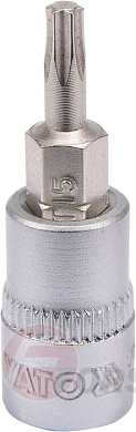 Головка-бита 1/4'' Torx Т15 L37 мм. Yato YT-04303