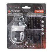 Отвертка реверсивная в комплекте с битами Forsage F-32807MR