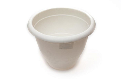 Горшок пластмассовый Виола, d=290 h=220, 7,5л., белый Гарденпласт 83000