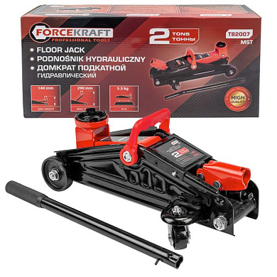 Домкрат подкатной гидравлический 2 т, 140-290 мм ForceKraft FK-T82007 MST