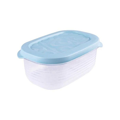 Контейнер прямоугольный Flexo 0,65 л, голубой Полимербыт 4363993