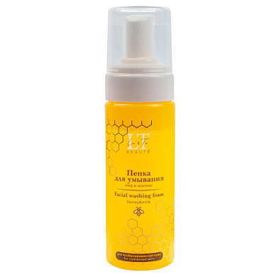 Пенка для умывания мед и молоко для комбинированной кожи La and Te beaute LT-1268