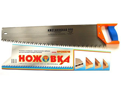 Ножовка по дер. 600 мм.зуб 12 мм ПРЕМИУМ Ижсталь