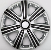 Колпак декоративный автомобильный DTM Super Silver 15" (4 шт) Star S15013