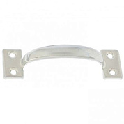 Ручка-скоба РС-90 цельнотянутая, цинк, 5 шт, (Металлист) Россия 91593