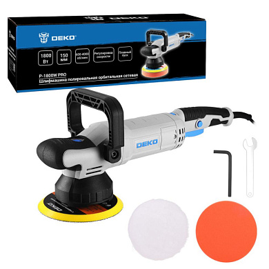 Полировальная машина P-1800W PRO DEKO 084-1098