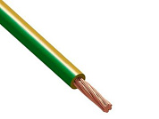 Провод ПуГВнг, А-LS 1х6, бухта 100м Ж/З, РЭК-PRYSMIAN РС 1684585