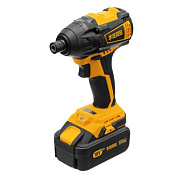 Винтоверт ударный аккумуляторный бесщет CID-IB-200 18В Li-Ion Denzel 26510