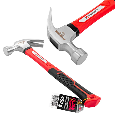 Молоток-гвоздодер 350 гр EVERFORCE EF-T7012
