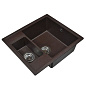Мойка кухонная из мраморной крошки, coffee, Wisent WQ580-27