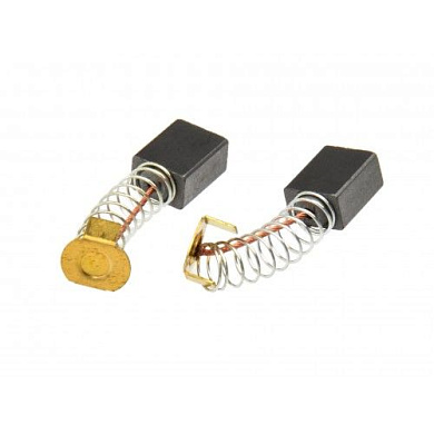 Электроугольная щетка 8х12x15 мм пружина, пятак-уши ''+'' для УШМ 230 мм BWS, 2 шт. Geko G00493