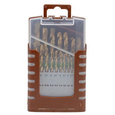Набор сверл по металлу 19 пр, 1-10 мм FORSTIME FT-924U19