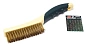Щетка по металлу ручная с прорезиненной рукояткой RockForce RF-340121318