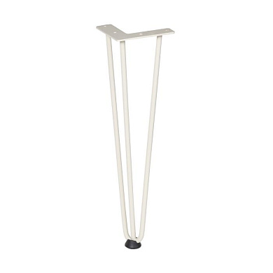 Опора меб. FLASH h410, слоновая кость AKS 111699