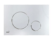 Кнопка управления для систем инсталляции, Хром-глянцевая, Alcaplast M671