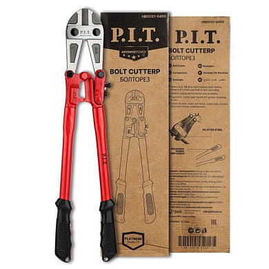 Болторез ADVANCE HBOC01-0450, длина 460 мм, диаметр прутка 6 мм, мягкие рукоятки PIT HBOC01-0450