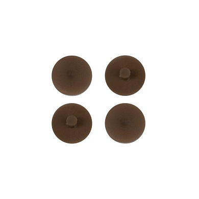 Заглушка пластик к эксцентрику орех тёмный (13) (упак.-1тыс.шт.) PL 13273