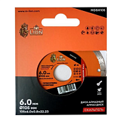 Диск алмазный по керамике, 105x22,23 мм, ультратонкий M-Lion MDSH105