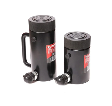 Цилиндр гидравлический с резьбовым штоком и гайкой для фиксации 20 т, ход штока 150 мм, L248 мм, 700bar ForceKraft FK-YG20150LS