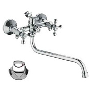 Смеситель для ванны, цинк, хром Loffrey LF82326