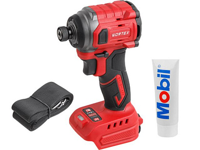 Аккум. ударный гайковерт/винтоверт CWR 0218 в кор. XLT SOLO БЕСЩЕТ., 18 В, 230 Н*м WORTEX 1329729