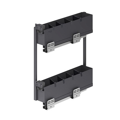 Выдвижная корзина-карго 150 ICON крепл.боковое/левое, графит PRIME by AKS 115622