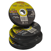 Круг отрезной абразивный 125x1.2x22.2 мм, 50 шт WMC TOOLS WMC-CW505(50шт к-т)