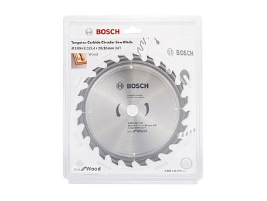 Пильный диск ECO for Wood 190х20 мм Z24 BOSCH 2608644375