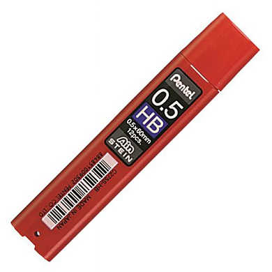 Грифели для автоматического карандаша "AinSTEIN", HB, 0.5 мм, 12 шт