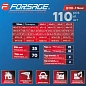 Набор метчик.и плашек 110 пр Forsage F-B110-1 New