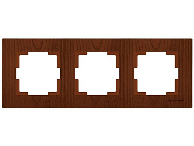 Рамка 3-ая горизонтальная орех, RITA, Mutlusan 22208001357