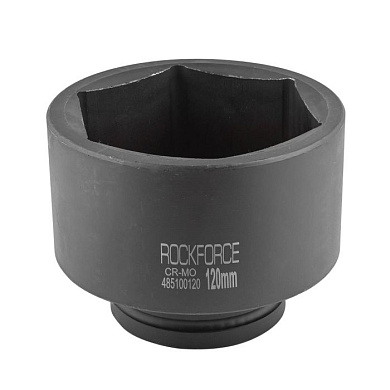 Глубокая ударная головка 120 мм. 6-гр. 1'' RockForce RF-485100120