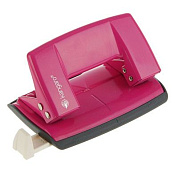 Дырокол "Aion-10G", 10 листов, розовый