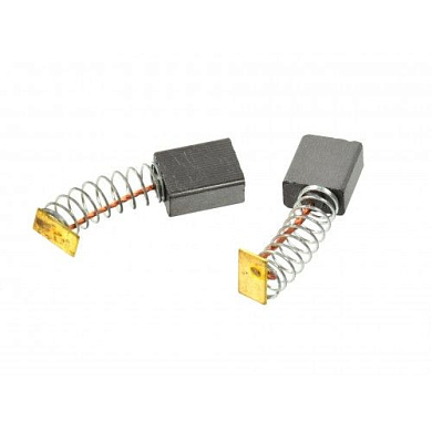 Электроугольная щетка 6,2х11х13,5 мм пружина, пятак, 2 шт. Geko G85308