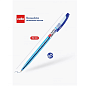 Ручка шариковая "Slimo", 1.0 мм, прозрачный, синий, стерж. синий
