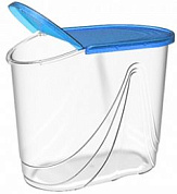 Емкость для сыпучих продуктов Wave 1,5 л (джинс) BEROSSI ИК 34536000