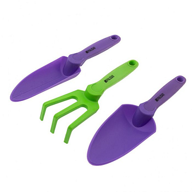 Набор садового инструмента, пластиковый, гелевые рукоятки, 3 пр., Nylon Soft Palisad 63021