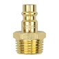 Пневматический быстроразъем "папа"-наруж. резьба 1/2", латунный Forsage F-BSE2-4PM