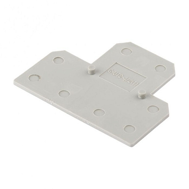 Заглушка для двухуровневых клемм JXB-4/35 и JXB-4/35L серая EKF sak-2-4-35