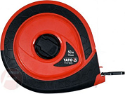 Мерная лента фиберглассовая 50 м.х15 мм Yato YT-71572