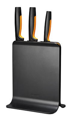 Набор ножей 3 шт пластиковый блок FF Fiskars 1057555
