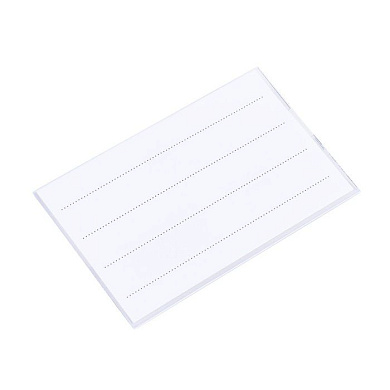 Бейдж с универсальным зажимом "Donau", 57x90 мм, прозрачный