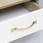 Ручка меб. скоба мет. GRACE 128 брашированное золото AKS 62198