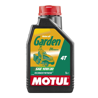 Масло для 4-х тактных двигателей GARDEN 4T 10W30 1 л, API SJ Motul 113476