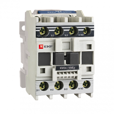 Контактор КМЭп малогабаритный 25А 220В DC 1NC EKF PROxima ctr-s-25-220-nc-p