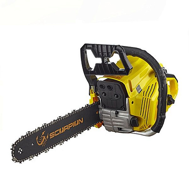 Пила цепная бензиномоторная, 2000 Вт/3,0 л.с., 45 см.куб., шина 40 см/16" SCORPION SP-4016