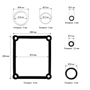Ремонтный комплект насоса 50 т Horex HZ 03.2.3.009J