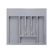 Лоток для столовых приборов 600 TR-01 (540*495*45), серый GRIDLI 117188