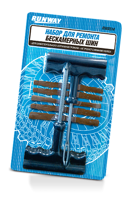 Набор для ремонта бескамерных шин RUNWAY RW8514