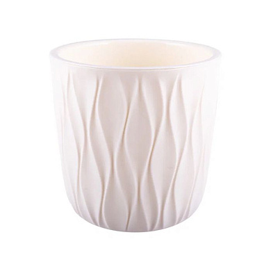 Горшок для цветов с дренажной вставкой Desert 2,3л, d157, h152мм, молочный Полимербыт 4386407